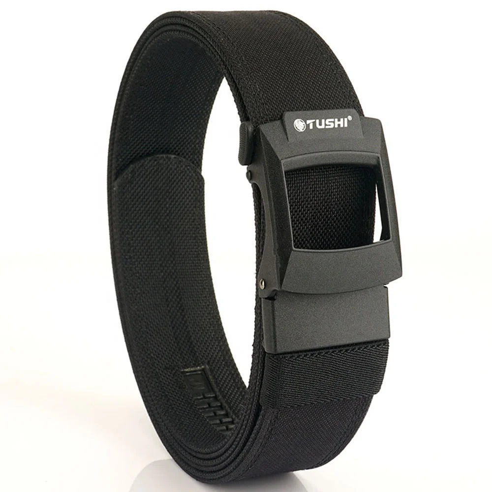 Wholesale 3.8cm 1100D Bilayer Nylon EDC Tactical Belt Heavy Duty Outdoor Waistband Reinforced Alloy Automatic Knitted