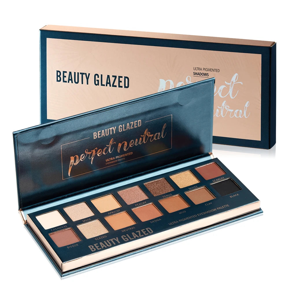 Beauty Glazed Palette 14 Colors Major Brand Eye Shadow Pallet Paleta De Sombras De Ojos Beauty  Eyeshadow Palette