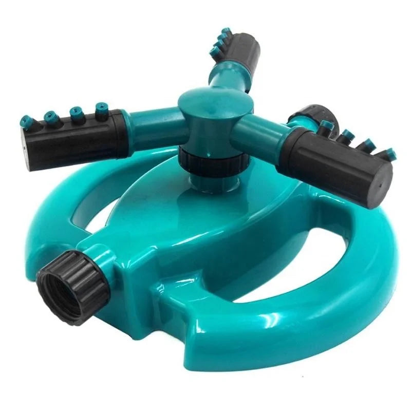 Hot Sale 360 Degree 3-Arm Plastic Garden Sprinkler Rotating Type for Garden Lawn Irrigation System
