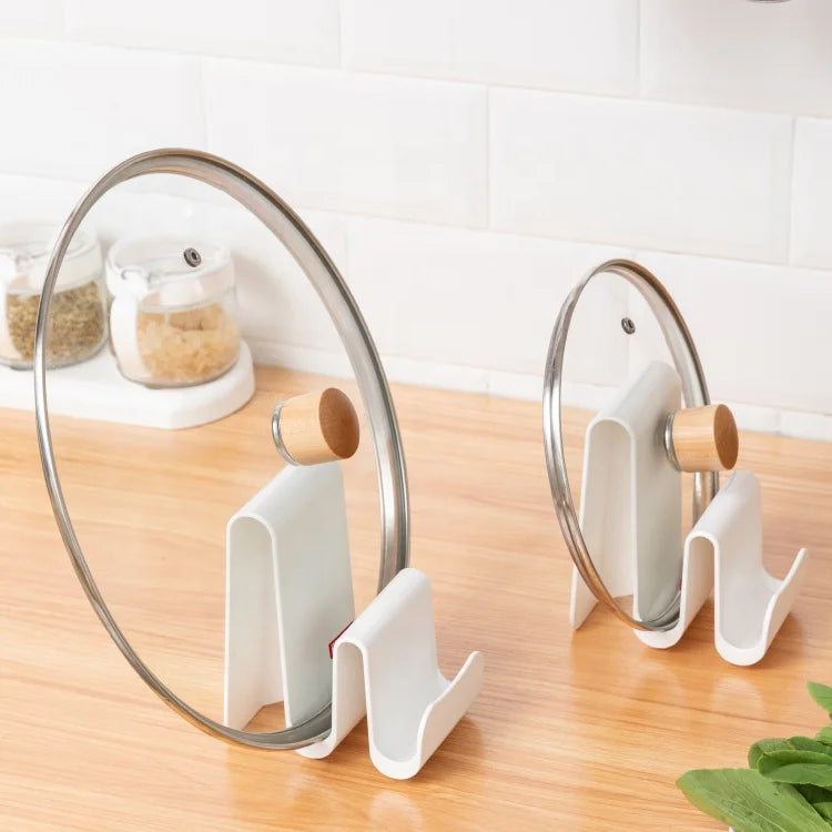 ABS Material Kitchen Shelves Cookware Cover Pan Pot Lid Pot Cover Storage Holders for Kitchen Accessories Storage