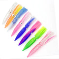 4'' Unrigged Saltwater Deep Sea Big Game Trolling Lures Fishing Marlin Tuna Lures Trolling Shell Bulb Squid Lure