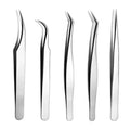 Classical  Sand Blasting Polish Tweezers Vinyl Tools Paper Craft Plucking Multifunctional Real Shooting Eyelash Tweezers