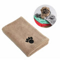 Factory in Stock Multi Colors 50x100CM Quick Dry Super Absorbent Soft Microfiber Pet Bath Towel for Dogs