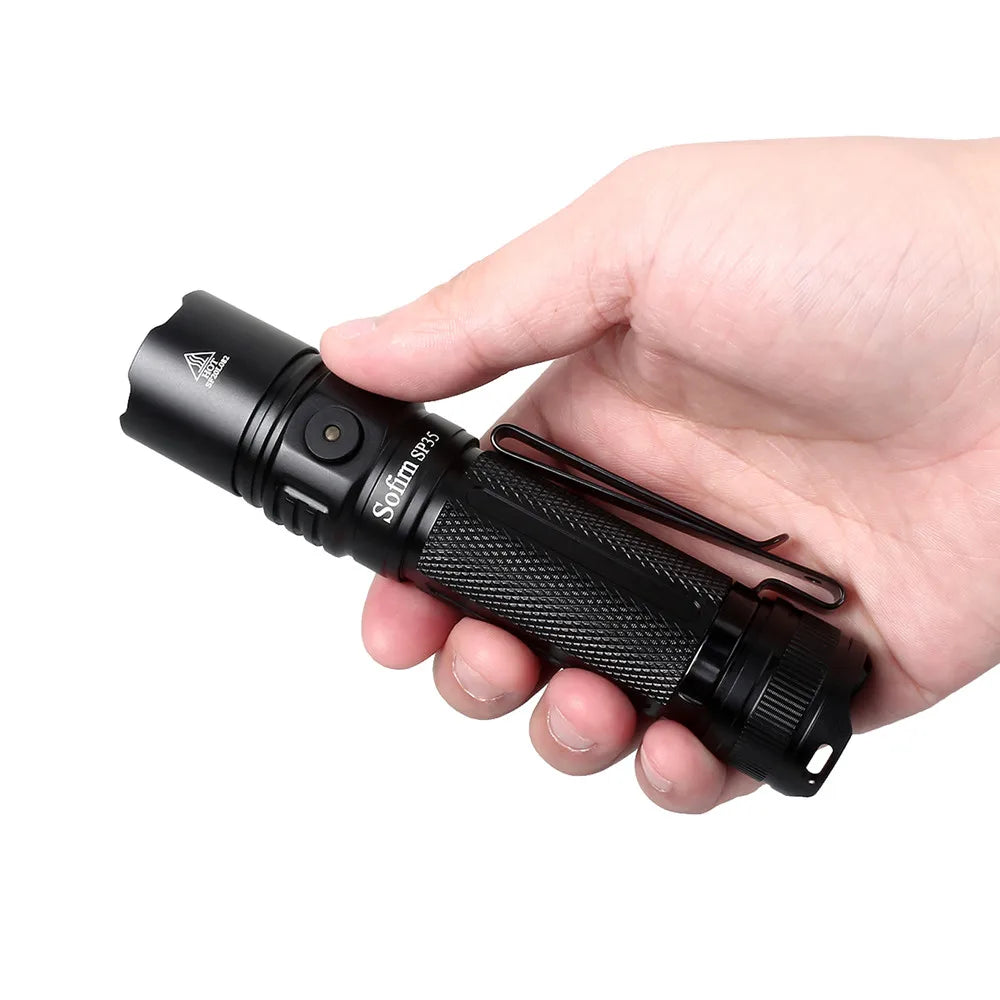 High Quality SST40 90CRI 6500K Rechargeable LED Flashlight 21700 SST40 2200lm Torch With Ramping Power Indicator Update ATR