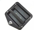 Trailer Door Lock Stainless Steel 304 Paddle Latch Circular Latch Cover Slam Latch