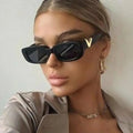 2022 Retro Rectangle Sunglasses Women Vintage Small Frame Sun Glasses Small Rectangle Sunglasses Oculos De Sol