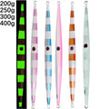200g 250g 300g 400g Saltwater Lure Assist Hook Pitch Fishing Metal Jig Head With Spinner Blade Fast Slow Fall Pitch Bait