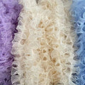 11cm Eco-Friendly Handmade Organza Lace Fabrics Multi Color Beaded Costume Design Wedding Lolita Lace Accessories OB004
