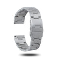 22mm 24mm Luxury Top Grade Silver Metal Wrist Watch Strap Bracelet With 304L Stainless Steel
