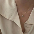 Joolim Jewelry 18K Gold Plated Fresh Water Pearl Pendant Necklace Stainless Steel Jewelry Wholesale