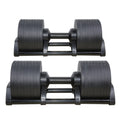 Home Gym Workout Equipment Gen 2 Dumbbell 2KG Increments Adjustable Weights 32KG 36KG 40KG 90LB Set