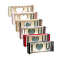 Acrylic Gift Box with Love and Floral Foam Rectangle Flower Shape Embossed Design-Valentine's Day Gift Packaging