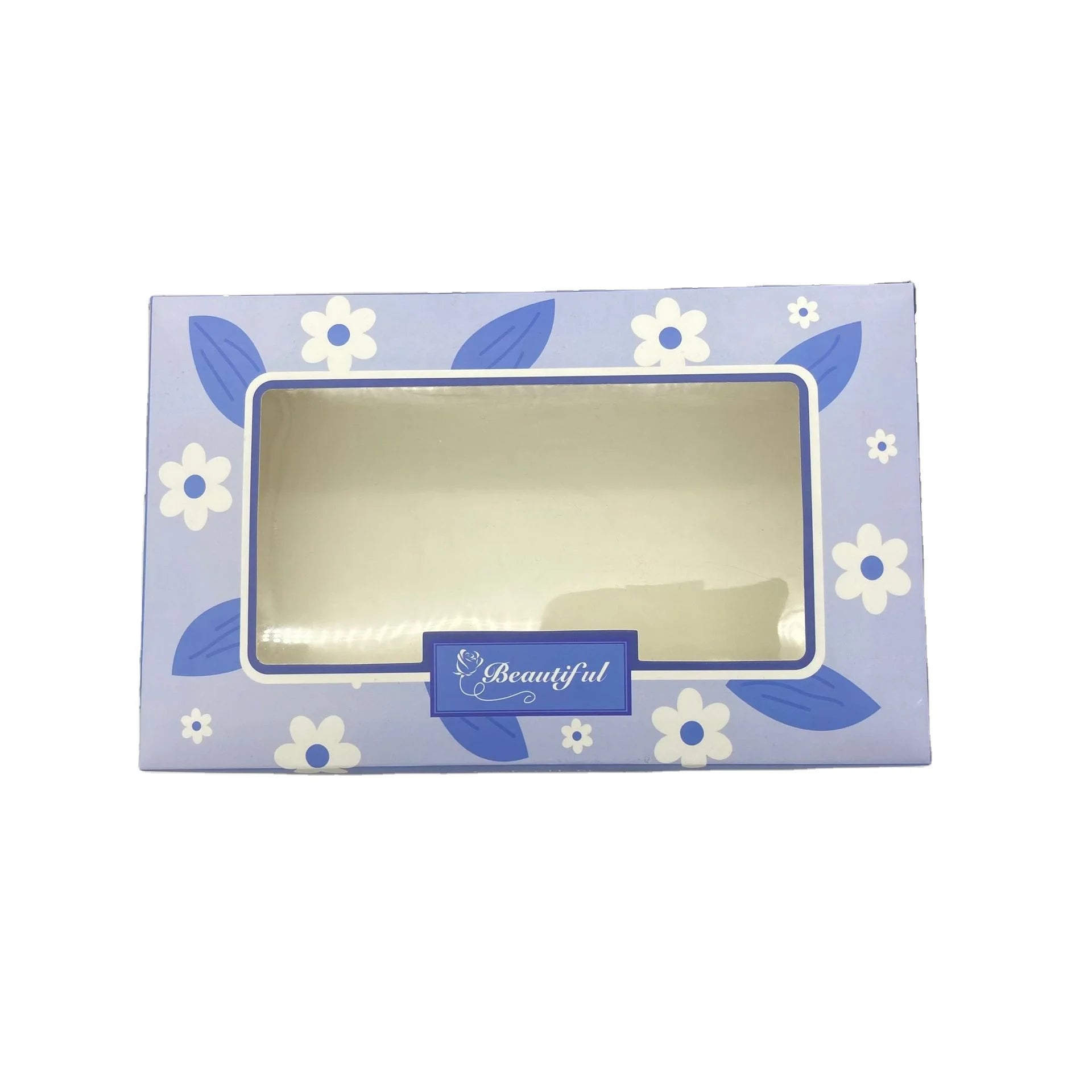 Hot Selling Recyclable Paperboard Slotted Packaging Box for Underwear with Clear Window Glossy/Matt Lamination & UV Coating