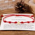 Go2boho New Year Adjustable China Red Rope Peruvian Knot Bileklik Fashion Jewelry Women Gold Cross Charm Bracelets Lucky Gifts
