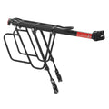 Adjustable Bike Cargo Rack Rear Bike Rack Cycling Aluminium Alloy Luggage Carrier Racks with Reflector