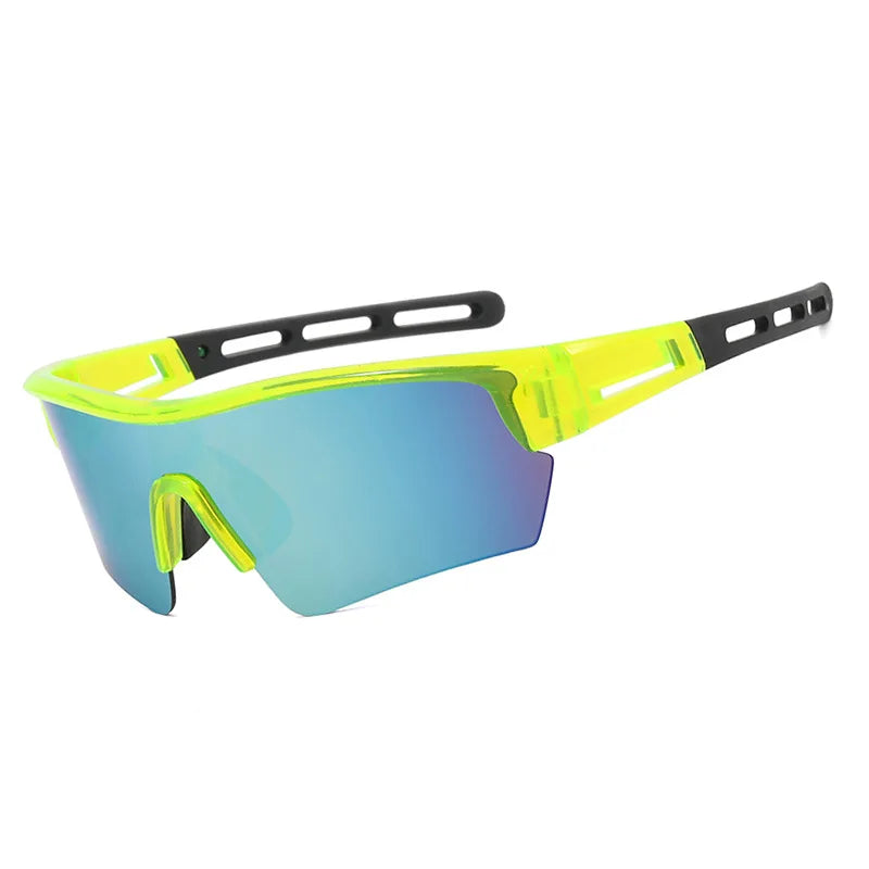 XSY9332 New Sports Riding Shades Outdoor Eyewear Half Frame Mirror Lens Cycling Men Sports Sunglasses