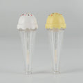 Kid Clear Plastic Lipgloss Tubes with Screen Printing and Brush for Cosmetic Lip Gloss Containers Multi-color Options