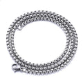 Factory Price Necklace Dia 30mm Stainless Titanium Steel Material Chain Length 60cm Ring Chain
