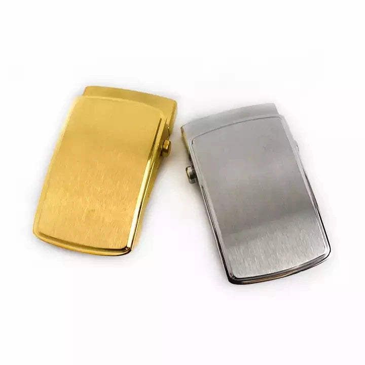 Meetee YK404 DIY Leather Crafts Automatic Men's Belt Buckle 36/39mm Stainless Steel Roller Holes Teeth 40mm Pin Bags Iron Alloy