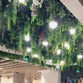 Faxu Christmas Ceiling Decoration Verticals Green Plants for Festive Ambiance