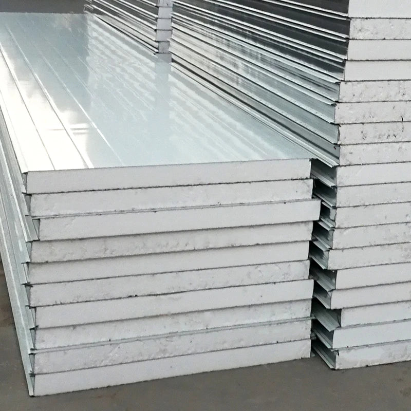 Low Cost Two Storey Modulus Steel Frame EPS Sandwich Panel Insulated for Industrial Warehouse Use