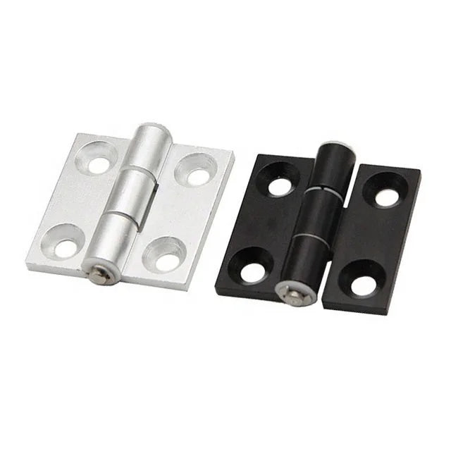 Wholesale CNC-Machined Aluminum Furniture Hinges 4545 Industrial Folding Door Hinges Adjustable Cabinet Door Hinges