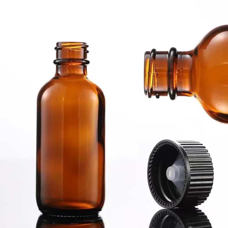 Wholesale 20ml 30ml 50ml Cosmetic Serum Attar Essential Oil Glass Bottle Screen Printed CAPOT Brand