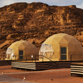 Luxury Resort Glamping PVC Insulated Dome Tent Geodesic Igloo with Camp Stove for Hotel Camping