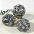 Wholesale Shell Stone Spheres Christmas Crystal Shell Stone  Balls for Unique Decor and Meditation