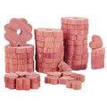 Closet Freshener Mothball Flower Shape Red Canada Cedar Loves Ring Blocks Cedar Wood Rings for Hangers Clothes Storage