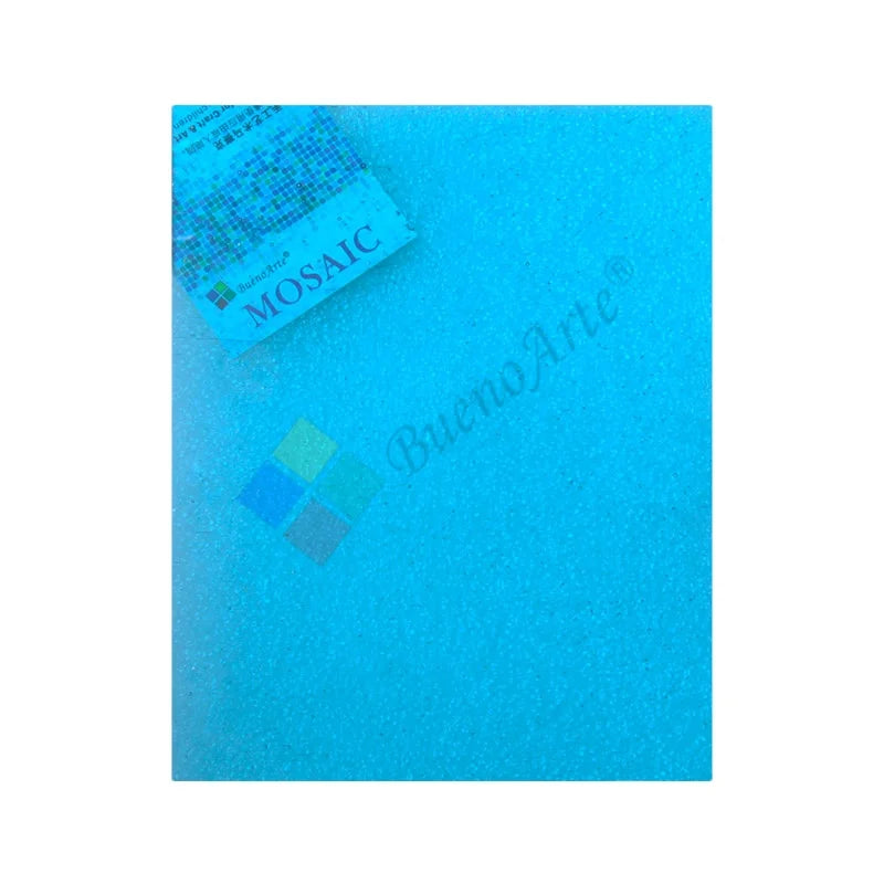 Buenoarte 10x10cm 3mm Thick Transparent Water Resistant Traditional Stained Glass Sheet Variety Colors Tiffany Mosaic DIY Room