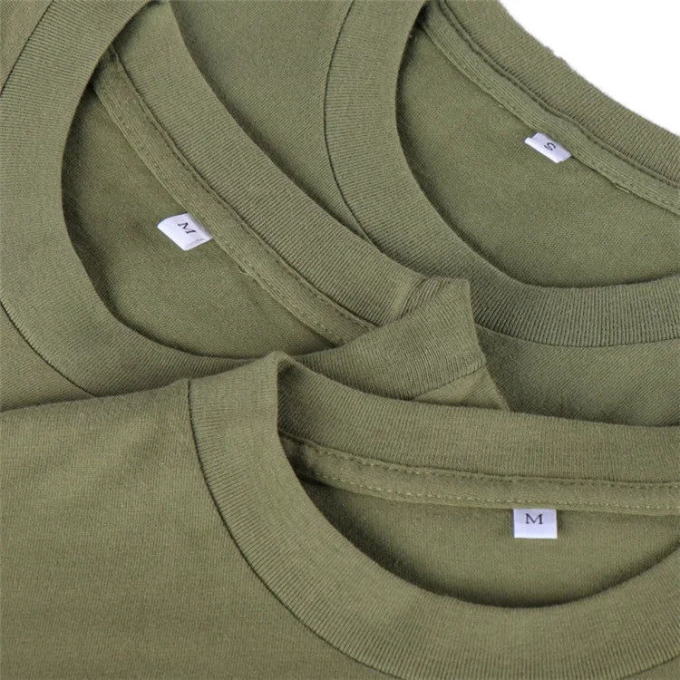 Wholesale 100% Cotton 230 Gsm Men Women Unisex Plain Blank Casual t Shirt Men's T-shirt t Shirts T-shirts Tshirt