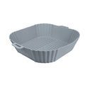 Red Blue Gray Collapsible Rectangle Air Fryer Silicone Liner Airfryer Liners