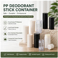 30/50/75g Eco Friendly Deodorant Stick Packaging Containers Screen Printed Labels OEM/ODM