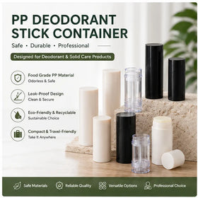 30/50/75g Eco Friendly Deodorant Stick Packaging Containers Screen Printed Labels OEM/ODM