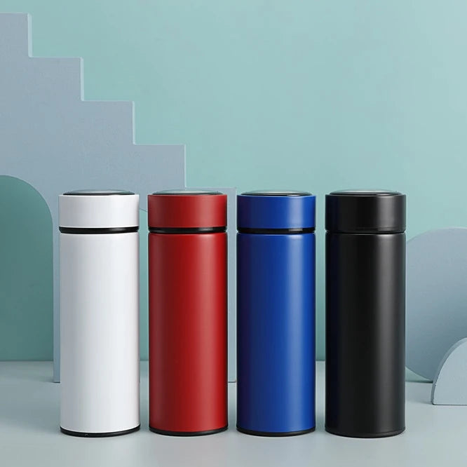 Hot Sale 350ml Double-Wall Stainless Steel Tumbler Business Water Bottle with Tea Infuser Vacuum Insulated Flask Thermos