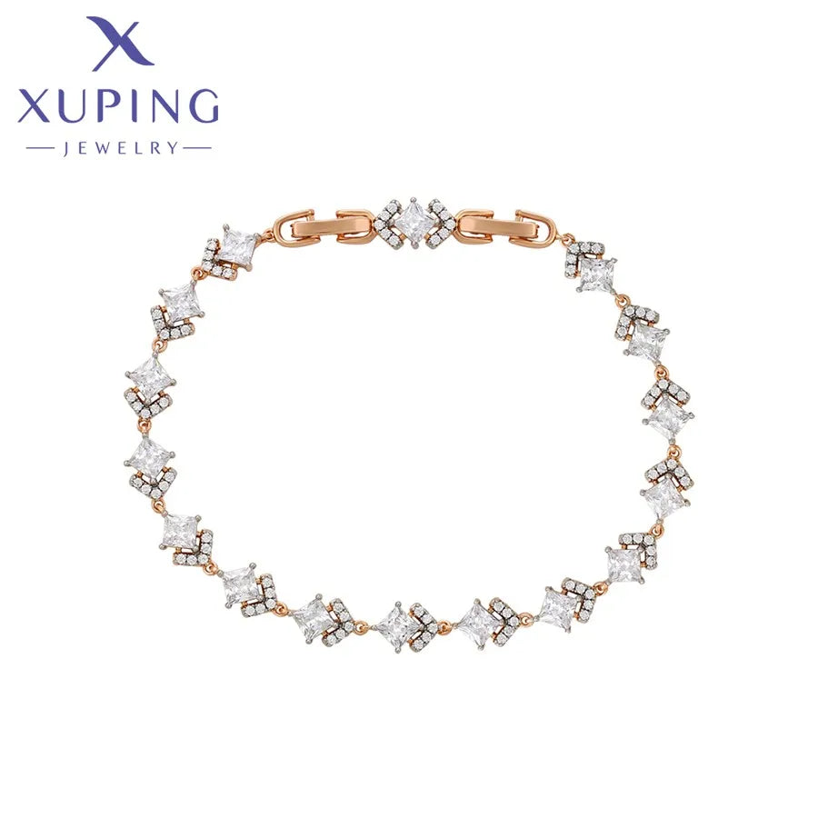 S00167687 Xuping Jewelry Fashion Exquisite Diamond Multicolor Jewelry Bracelet Women Bracelets