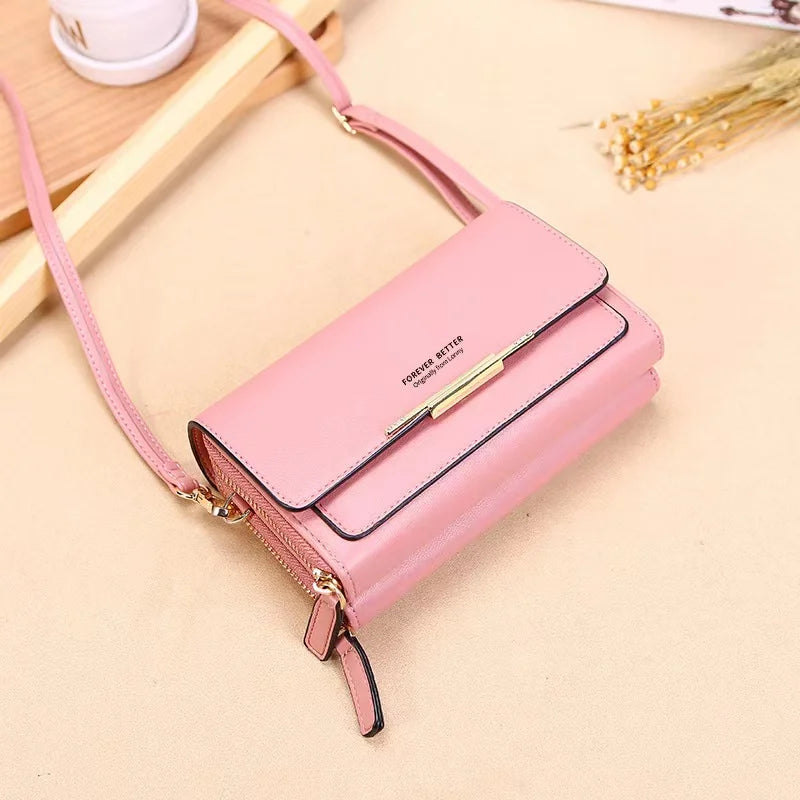 2023 New Multi-function Shoulder Bag Cell Phone Purse Card Wallet Bags of Women Strap Handbag