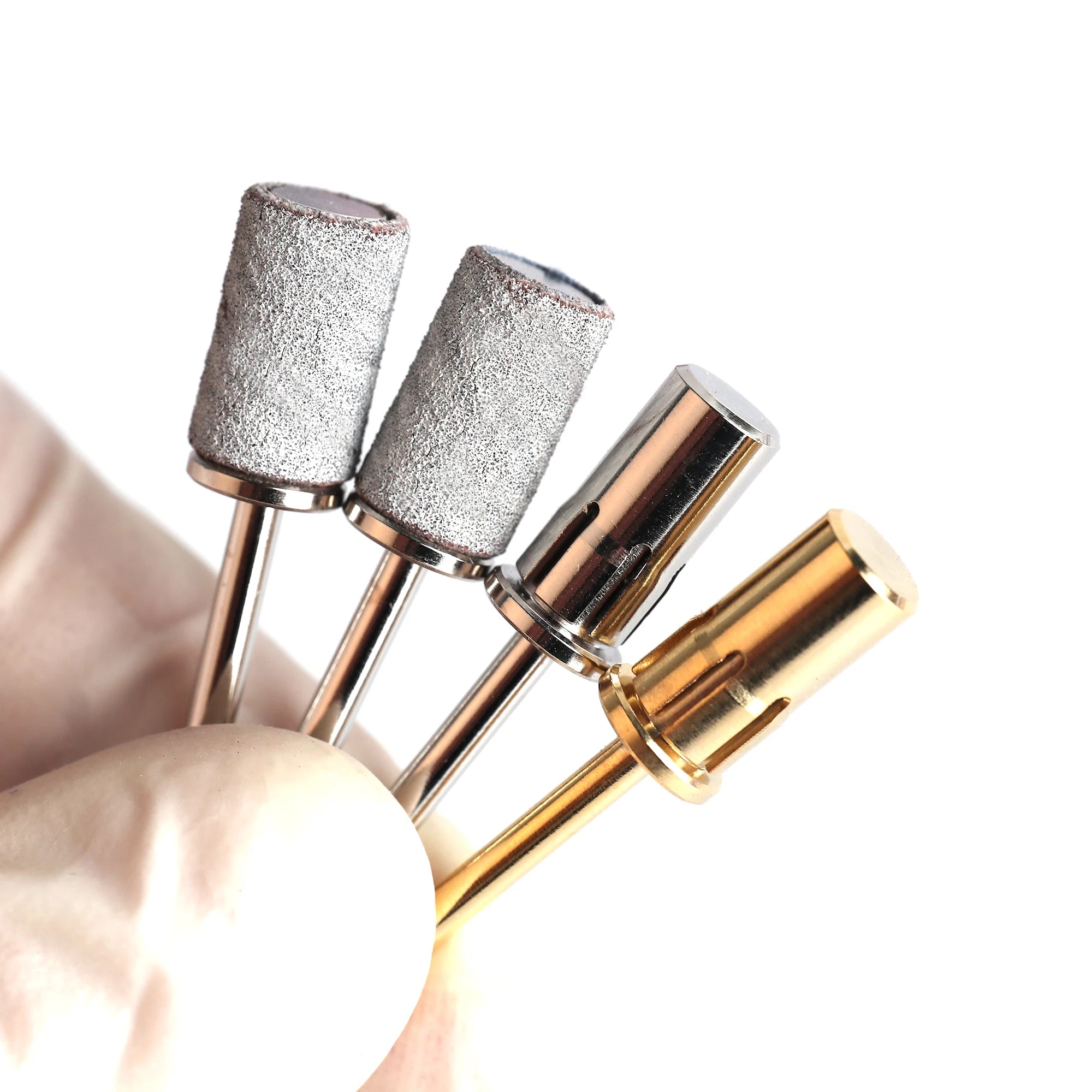 New Premium Easy Off 3/32'' Sanding Bands Sleeve Tungsten Carbide Mandrel Dremel Easy to Take Off Nail Drill Bit