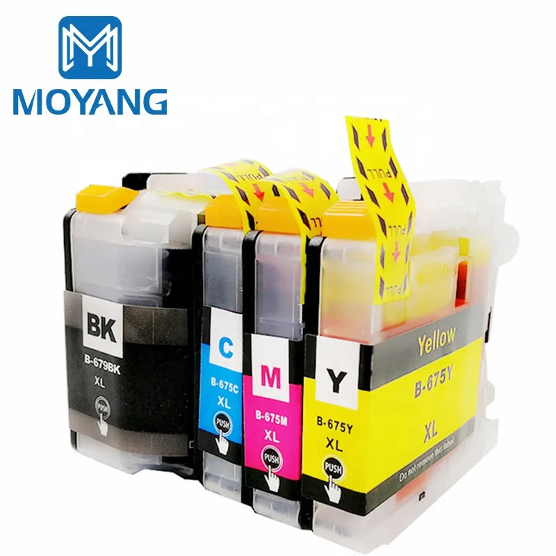 MoYang Compatible for Brother LC675 LC679 XL Ink Cartridge Used for Brother MFC-J2320/J2720 Printer Cartridges