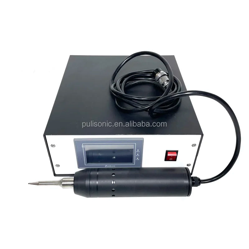 DIY Tool Head Ultrasonic Cutter Plastic Material PP PVC PE Plate Handheld Ultrasound Cutting Machine 28khz