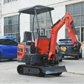Small Garden Digging Machine 1.8T Mini Excavator Track With 0.06CBM Bucket