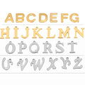 26Pcs Stainless Steel Haplopore English Alphabet a Set of 26 Charms Pendants for DIY Necklace Earrings Making Jewelry Wholesale
