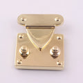 Gold Zinc Alloy Metal Wooden case Combination Lock Suitcase Bag Press Lock