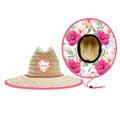 Natural Grass Sombrero Beach Sun Protection Straw Hat Personalized Outdoor Lifeguard Playeros Stylish Character Travel Casual