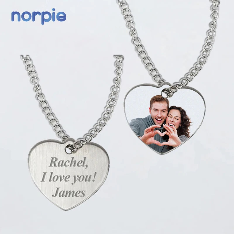 Stainless Steel Dog Tag Sublimation Dog Tags with Backside for Laser-brush Custom Engraving Dog Tag Pendant