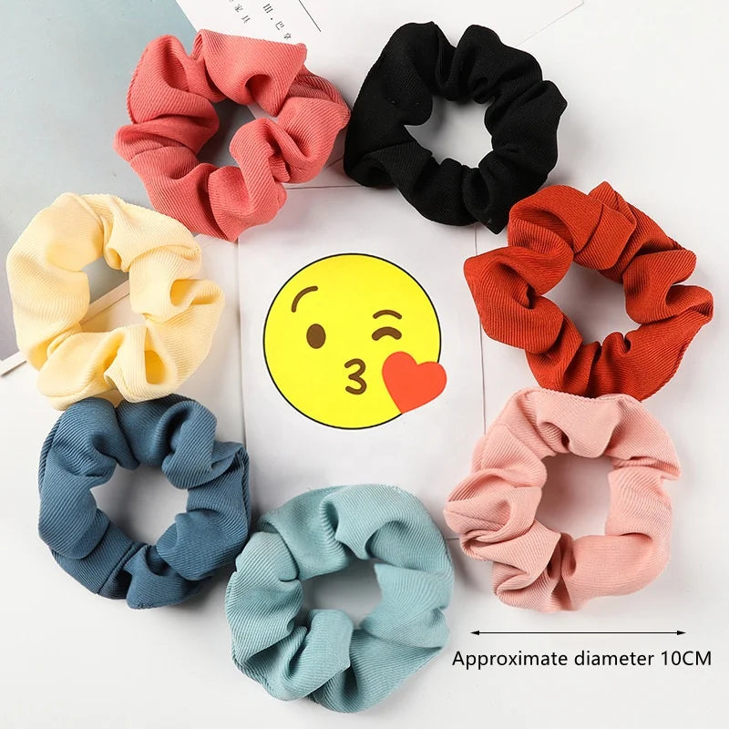 Hot Selling Scrunchies Spring Summer Stripes Hairbands Fashionable Girls Hairband