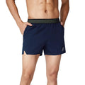 Men's Urban Fashion Casual Shorts Quick-Drying Breathable Sports Fitness Pants Solid Pattern for Outdoor Running 1 Elastic Waist