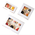 Muffin Cupcake Paper Box with Matt Lamination & Embossing UV Coating Folders Style 2/4 Cup Cake Packaging