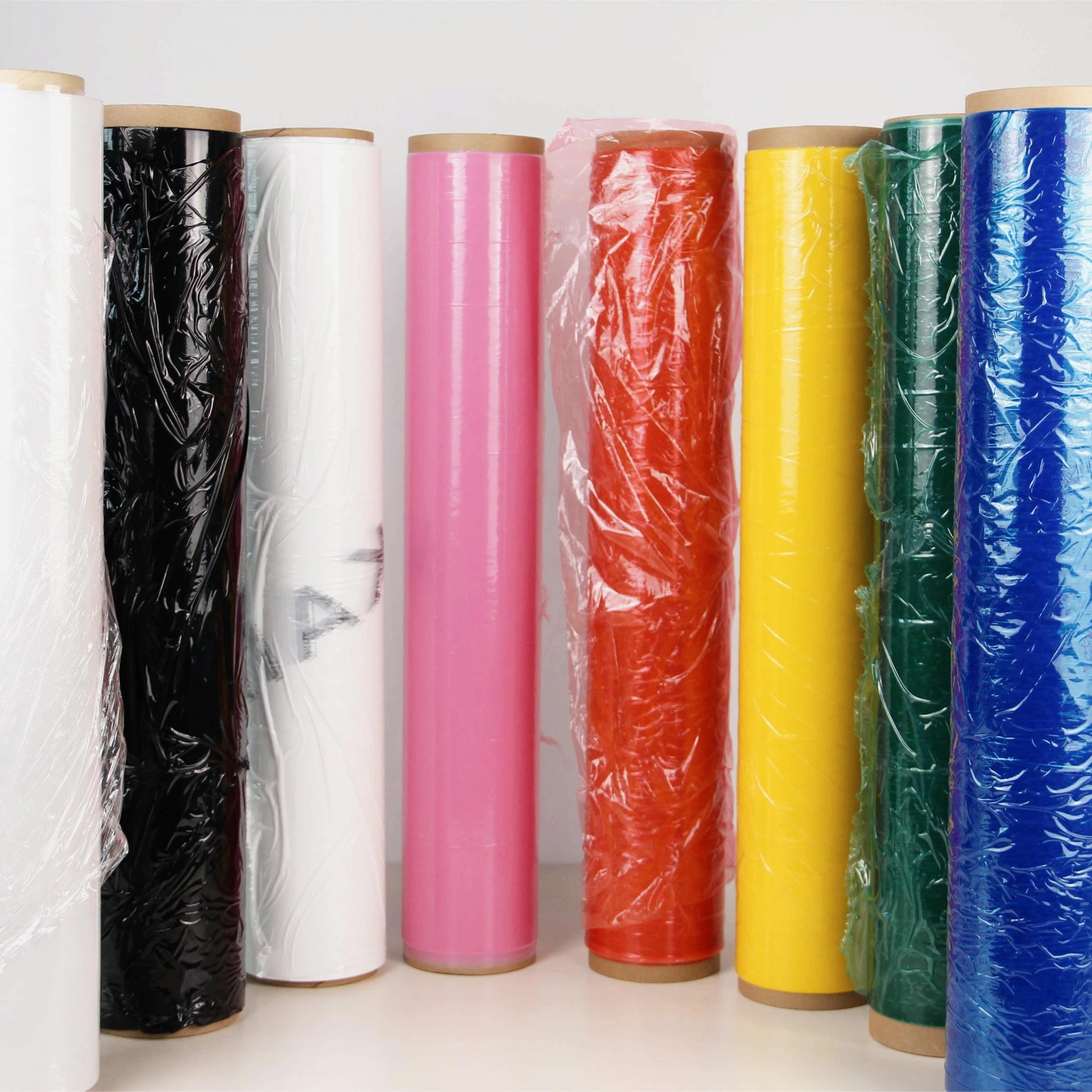 Factory Wholesale Cheapest Pallet Wrap Agriculture Lldpe Stretch Film Stretch Film Shrink Wrap clear Plastic pink Stretch Film